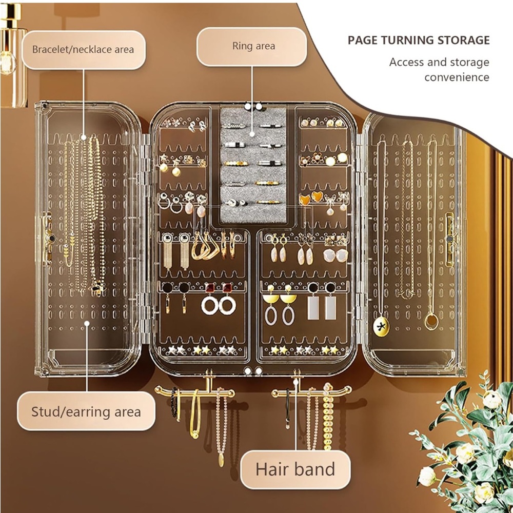 Wall mounted Jewelry Organizer - Picture 4 of 9